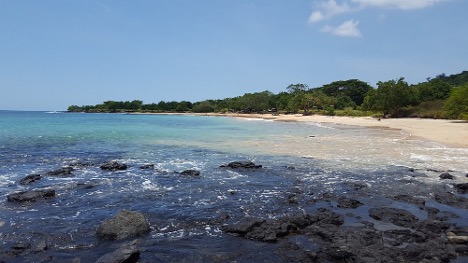 Calm sheltered water Praia dos Tamarinos