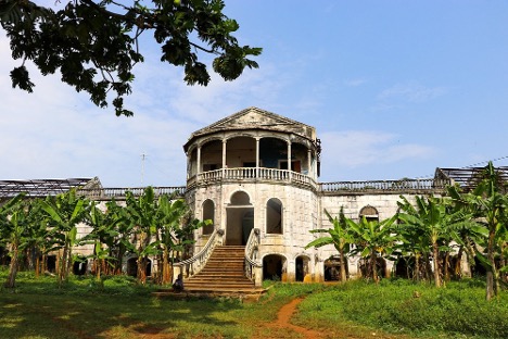 Roça Água-Izé, the historic 1854 cocoa plantation on São Tomé's east coast